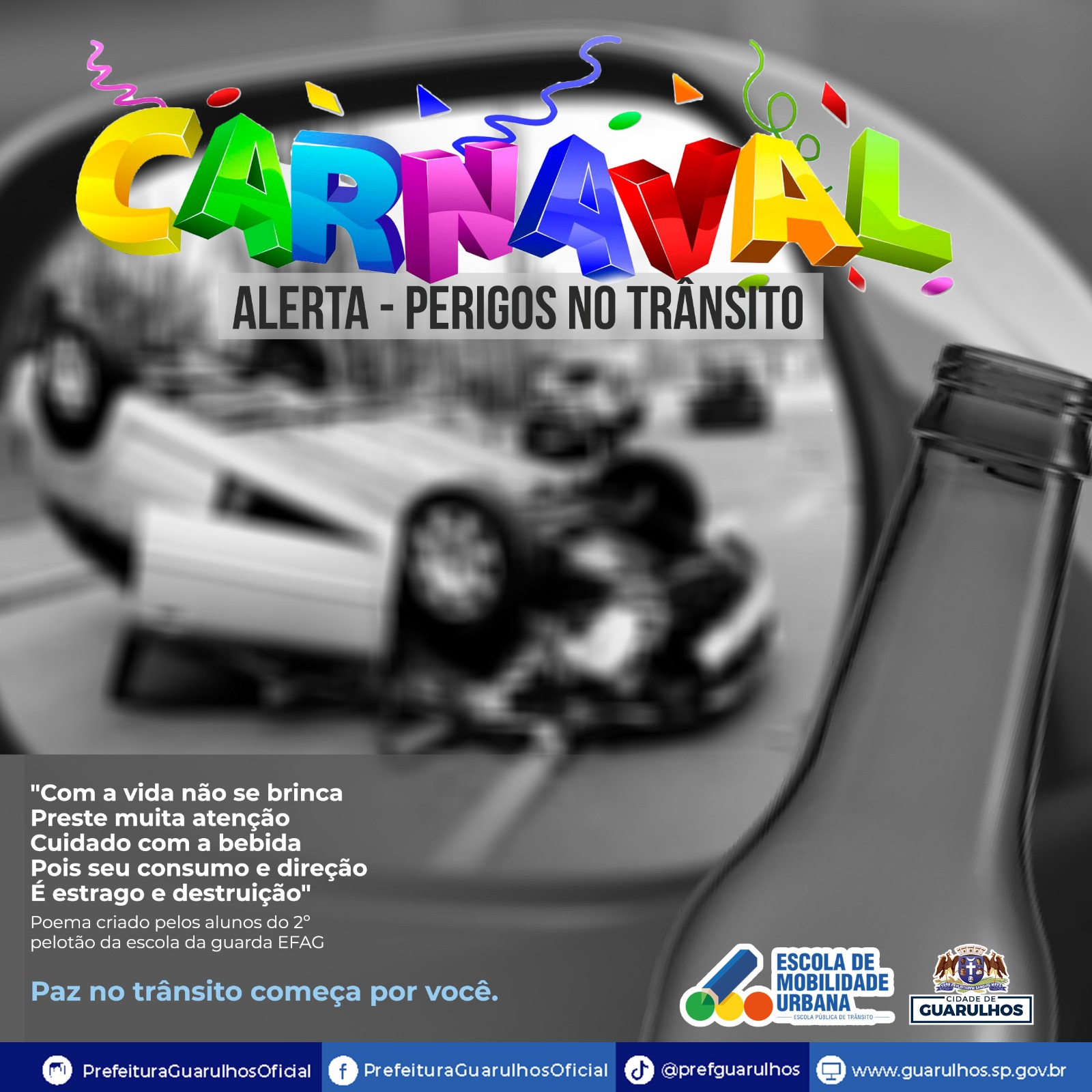 Carnaval 2024 - Perigos do Trânsito